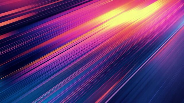 Video A detailed view of vibrant lines on a colorful background, great for use in designs and s