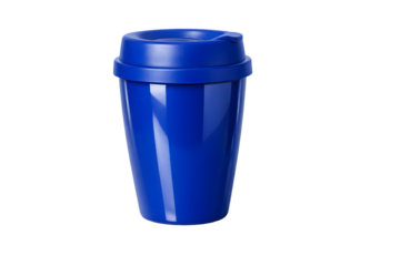 Minimal unbranded portable cup for cafe coffee tea or office desk