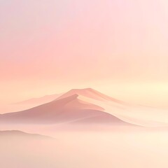sunset in mountains