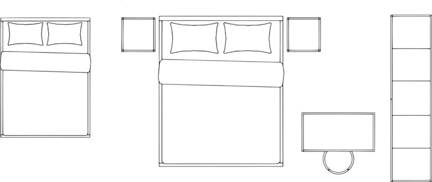 A stylish room with bed and furniture offers a glimpse into a well-designed interior. with bed and furniture elements. conveying both functionality and elegance.