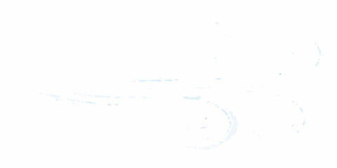 A light blue abstract image featuring a blurred shape resembling a horse