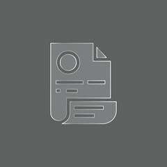 Document File Paper Icon Line Style