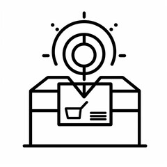 Targeted delivery of a package with precision aim