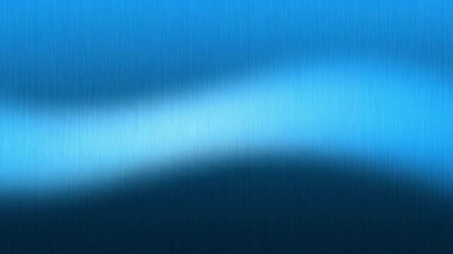Abstract cool blue brushed metal texture background with a subtle wavy light reflection effect