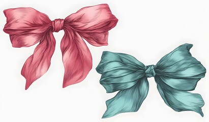 Two Decorative Bows