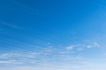 冬の爽やかな青空と巻雲27
