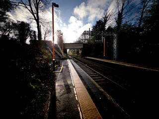 great british railways british rail electrified passenger suburban railway station