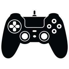 game controller vector icon on white background © Varoti