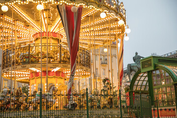 January 17, 2025, Russia, Moscow, New Year's decorations on Tverskaya Square