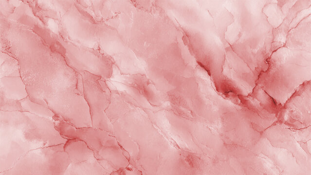 Pink marble texture background with soft rose veins, elegant watercolour stone surface for luxury branding and wedding