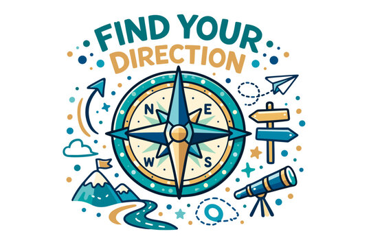 Find your direction: compass navigation with adventure elements