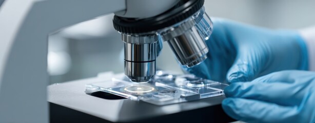 The microscope revealing intricate details for scientific research and analysis.