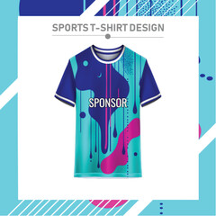 Modern sports t-shirt design