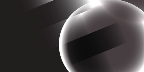 Modern abstract background with elegant bright diagonal lines. Combined with circles.