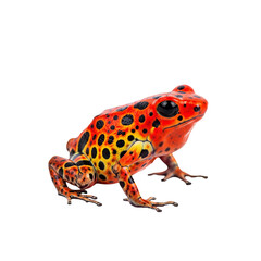 Obraz premium This is an image of a colorful poison dart frog sitting still.