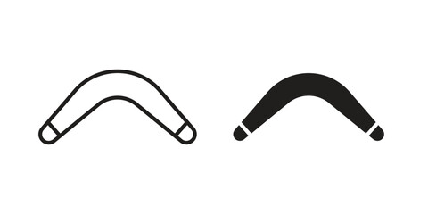 Boomerang icons for designers, web developers, displays and websites