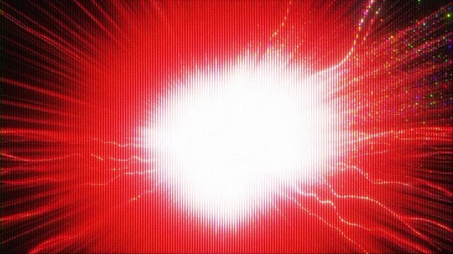 4K Glitch energy burst animation, digital signal explosion overlay, light noise interference distortion, abstract visual effect layer for motion graphics