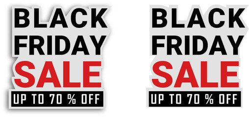Black Friday Sale Sticker