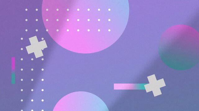 Gradient geometric background animated