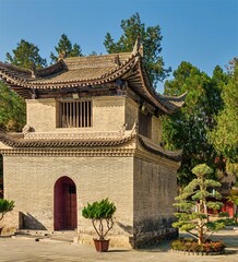 Asia, China, Xi'an, Great Wild Goose Pagoda, 11-November-2025, pavilion in the park