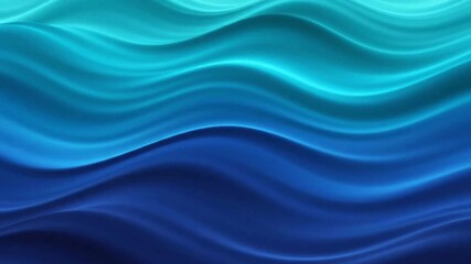 Soothing blue gradient waves creating a sense of calmness and serenity - Powered by Adobe