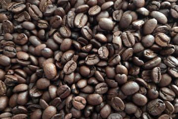 Rich Aromatic Coffee Beans - Perfect for Cafe Decor, Packaging Design, and Gourmet Products