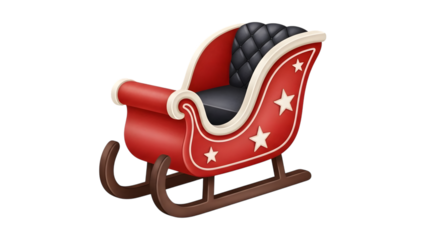 sleigh with reindeer