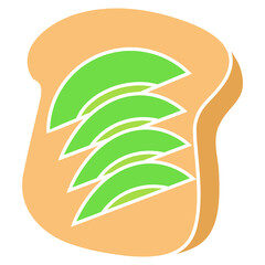 Illustration of Avocado Toast