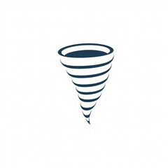 black and white swirl on white background