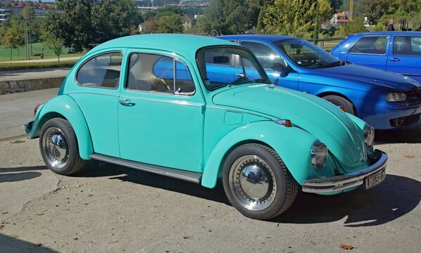 Volkswagen Beetle classic car parked outdoors on a sunny day