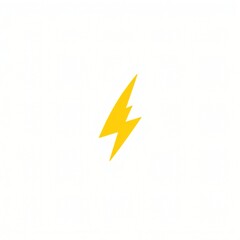 lightning bolt isolated on white background