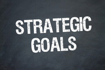 Obraz premium Strategic Goals 