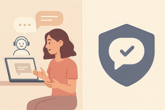 Engaging with virtual support capturing digital conversation utilizing technology for enhanced communication reflecting trust and accessibility in modern customer service