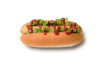 横から見たホットドッグ