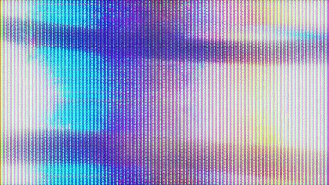 4K Analog glitch transition animation, CRT style screen smear with RGB scanlines and signal noise, horizontal distortion sweep, corrupted broadcast look transition overlay, reusable visual effect