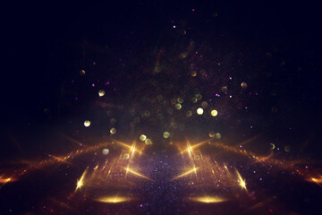 Abstract lights background, gradient lens flare