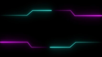 neon Modern digital Hud frame futuristic game target borders empty sharp red lines field forming. Tech layout for title backgrounds UI overlays business corporate Presentation templates, sci-fi .