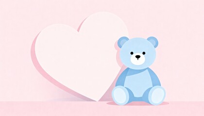 teddy bear with heart
