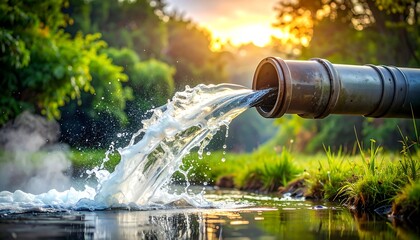 Water Discharge into Stream Environmental Impact.