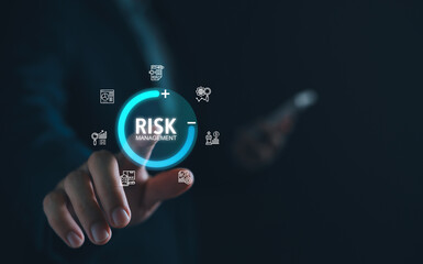 Risk manage, Business risk assessment, Business manager analysis investment, Safety control risk, Reduce crisis opportunity for financial investment, projects, planning.