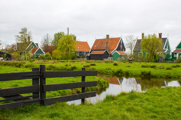 village of Zaanse Schans in the Netherlands