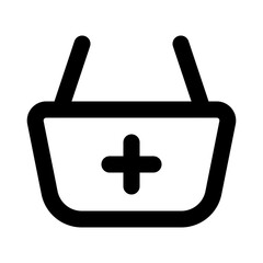 Obraz premium Grocery outline icon set