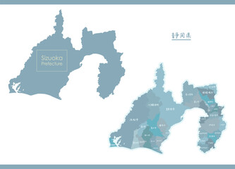 静岡県のMAP