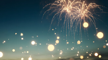 Fototapeta premium fireworks in the night sky