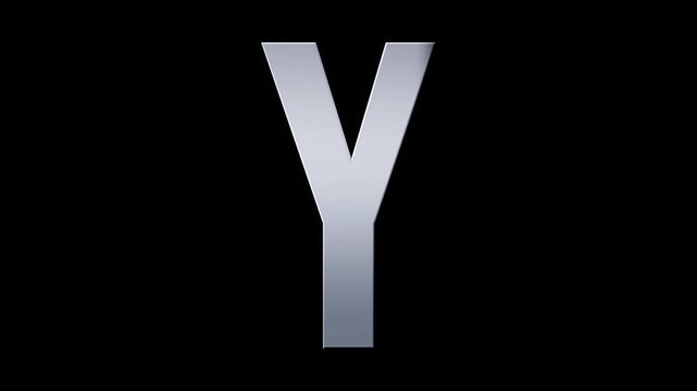 Animated 3D type in a Movie Trailer style where the individual character is revealed in a smooth 3D rotation and dynamic lighting. Download the full set to create cool full screen movie style captions