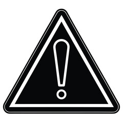 warning alert vector illustration on white background