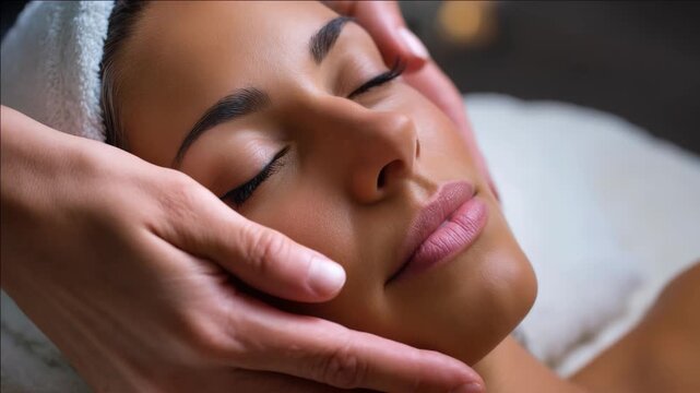 Full Body Massage and Face Mask Application