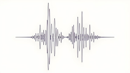 Isolated Abstract Vector Sound Wave Equalizer Graphic isolated PNG with Transparent Background