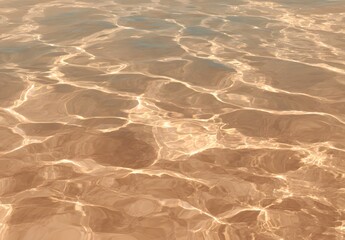 Tranquil Ripple Patterns in the Shallow Water