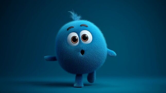 Friendly brand mascot gently bouncing in a calm idle loop, creating subtle motion that adds presence, warmth and approachability to modern branding, UI and digital communication.
